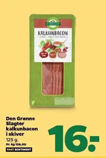Kalkunbacon i skiver
