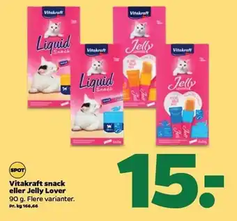 Netto Vitakraft snack el. jelly lover tilbud