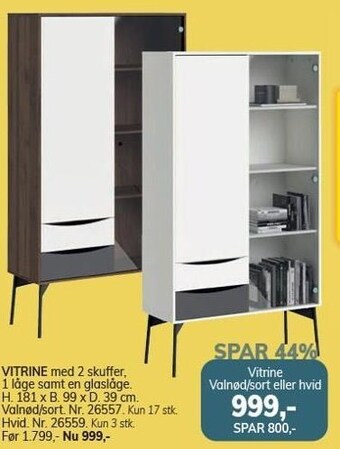 Daells Bolighus Vitrine tilbud