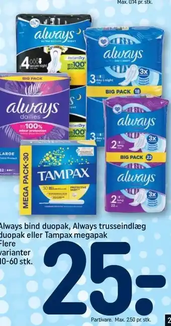 Bind el. trusseindlæg