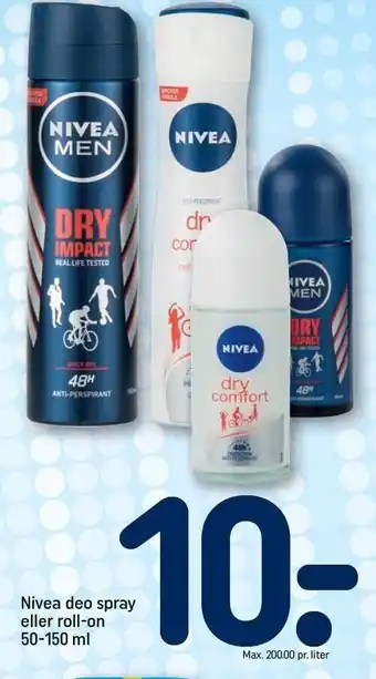 REMA 1000 Deo spray el. roll on tilbud