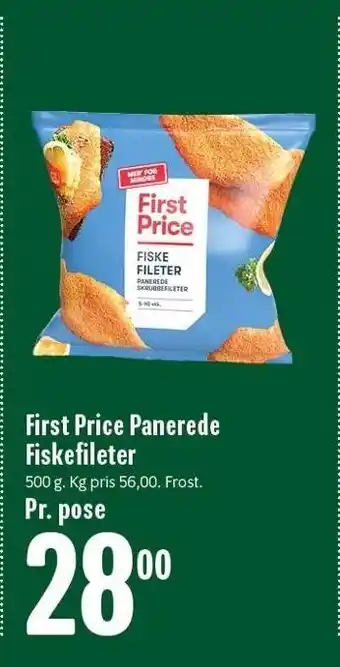 Min Købmand Panerede fiskefileter tilbud