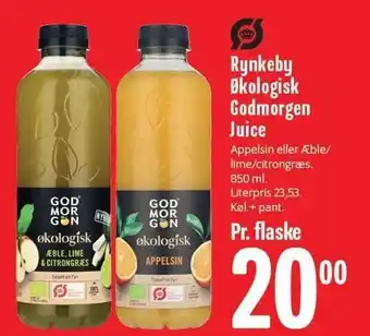 Min Købmand Rynkeby øko godmorgen juice tilbud