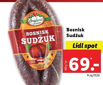 Lidl Bosnisk sudzuk tilbud