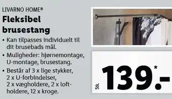 Lidl Fleksibel brusestang tilbud