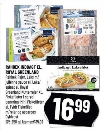 Løvbjerg Rahbek indbagt el. royal greenland tilbud