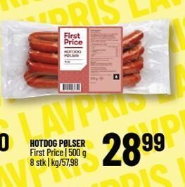 Løvbjerg Hotdog pølser tilbud