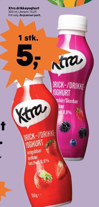 SuperBrugsen Xtra Drikkeyoghurt tilbud
