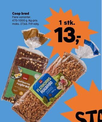 SuperBrugsen Coop Brød tilbud