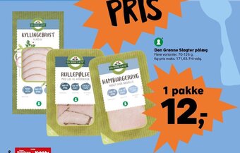 Den Grønne Slagter Pålæg