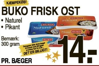 ABC Lavpris Buko Frisk Ost tilbud