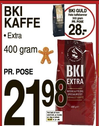 ABC Lavpris BKI Kaffe tilbud
