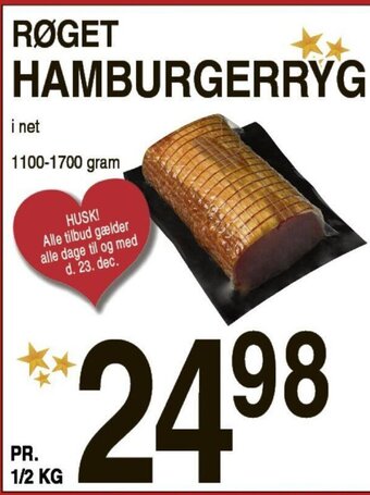 Røget Hamburgerryg