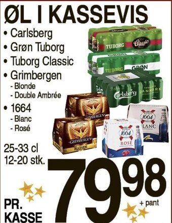 ABC Lavpris Øl I Kassevis tilbud