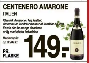 ABC Lavpris Centenero Amarone Italien tilbud