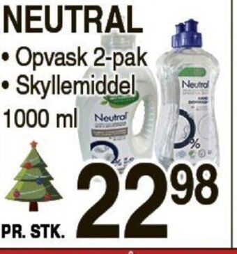 ABC Lavpris Neutral Opvask 2-pak , Skyllemiddel tilbud