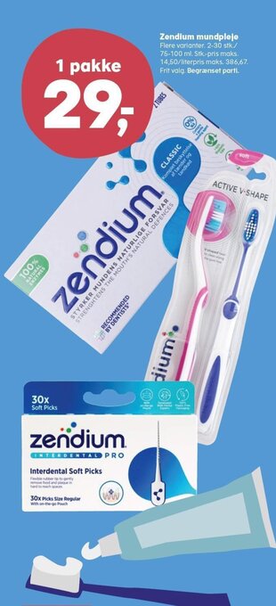 SuperBrugsen Zendium mundpleje tilbud