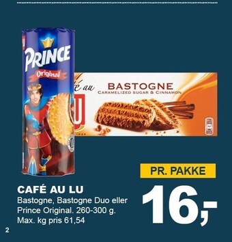 Let-Køb Cafe au lu tilbud