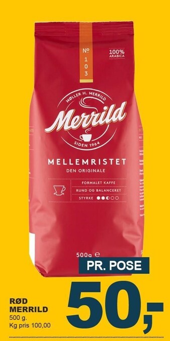 Let-Køb Rød merrild tilbud