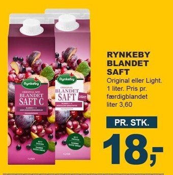 Let-Køb Rynkeby blandet saft tilbud