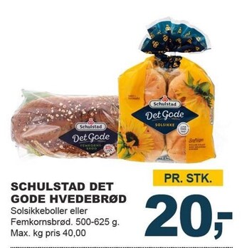 Let-Køb Schulstad det gode hvedebrød tilbud