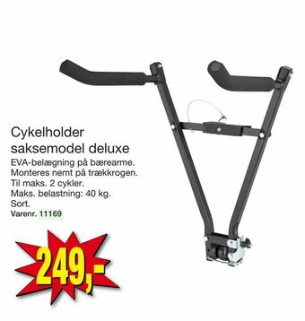Harald Nyborg Cykelholder saksemodel deluxe tilbud