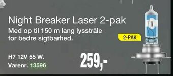 Harald Nyborg Night Breaker Laser 2-pak tilbud
