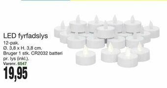 LED fyrfadslys