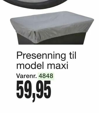 Harald Nyborg Presenning til model maxi tilbud