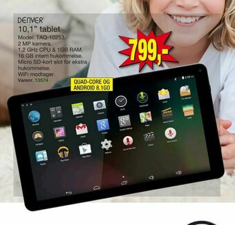 10,1" tablet