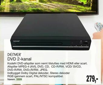 DVD 2-kanal