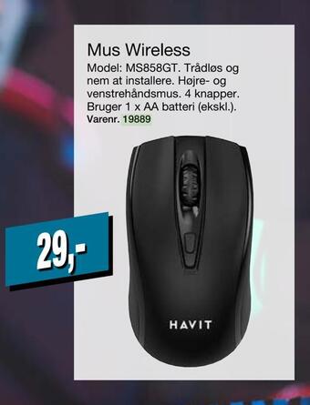 Harald Nyborg Mus wireless tilbud