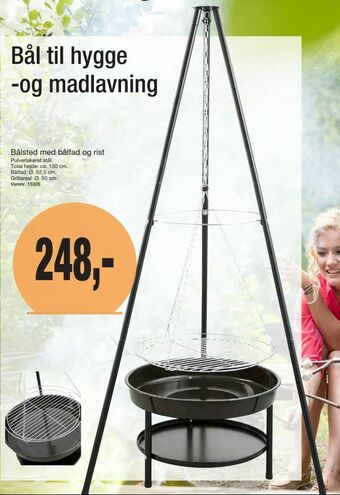 Harald Nyborg Bålsted med bålfad og rist tilbud