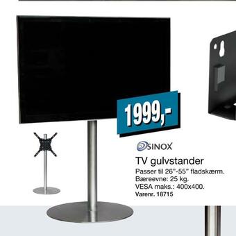 Harald Nyborg Tv gulvstander tilbud