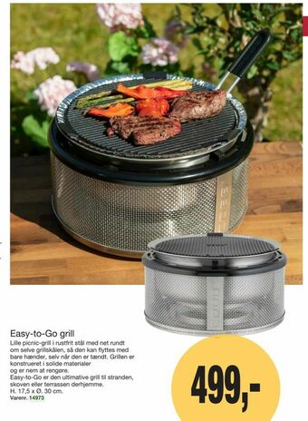 Harald Nyborg Easy-to-Go grill tilbud