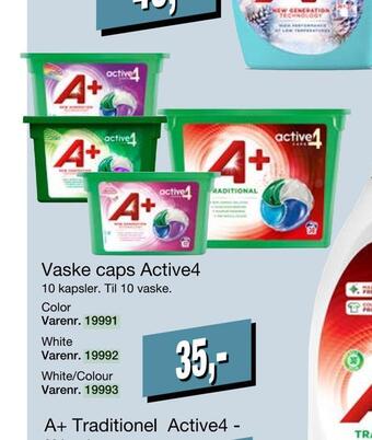 Harald Nyborg Vaske caps active4 tilbud