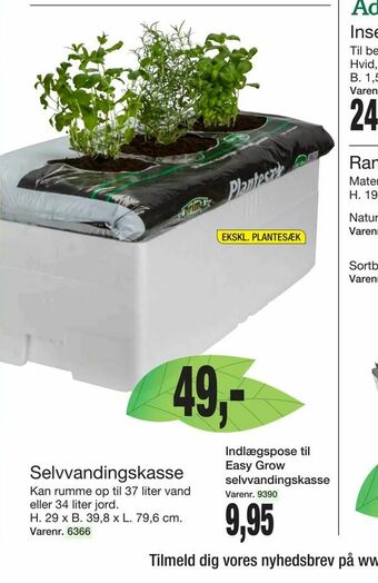 Harald Nyborg Selvvandingskasse tilbud
