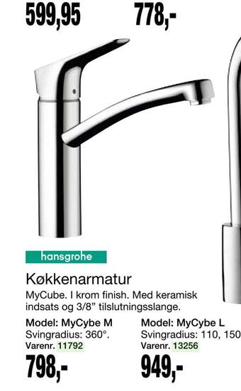Harald Nyborg Køkkenarmatur tilbud