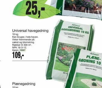 Universal havegødning