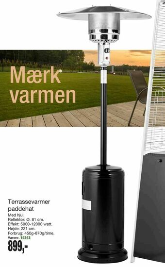 Harald Nyborg Terrassevarmer paddehat tilbud