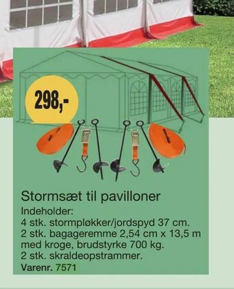 Harald Nyborg Stormsæt til pavilloner tilbud