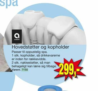 Hovedstøtter og kopholder