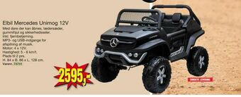 Elbil Mercedes Unimog 12V