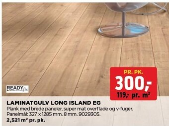 jem & fix Laminatgulv long island eg tilbud