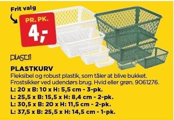 Plastkurv