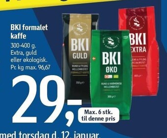 Føtex Bki formalet kaffe tilbud