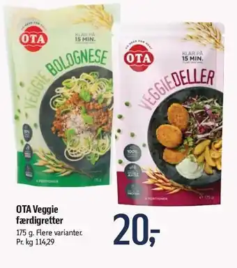 Veggie færdigretter