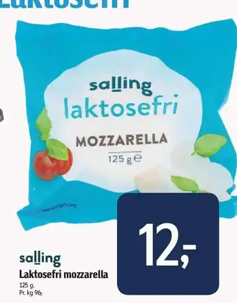 Laktosefri mozzarella
