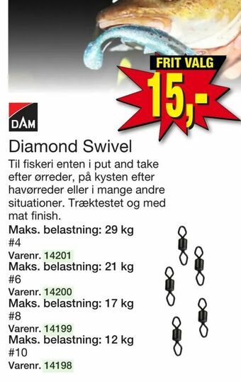 Harald Nyborg Diamond Swivel tilbud