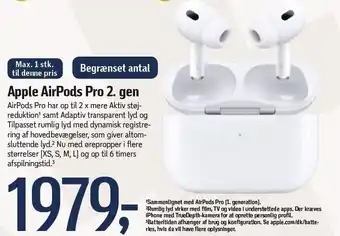 Føtex Apple airpods pro 2. gen tilbud